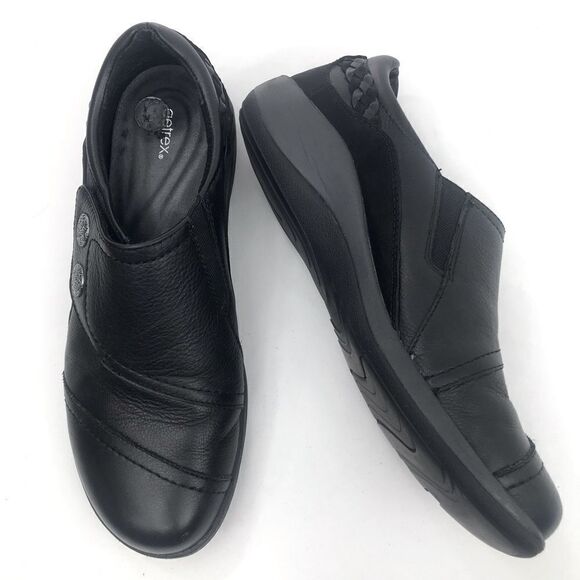 Aetrex KATRINA Black Leather Monk Strap Support Orthotic Casual Loafer - Picture 8 of 16